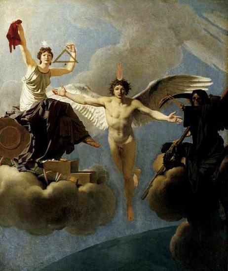 Baron Jean-Baptiste Regnault The Genius of France between Liberty and Death